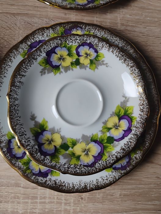 Filiżanka Trio bratki