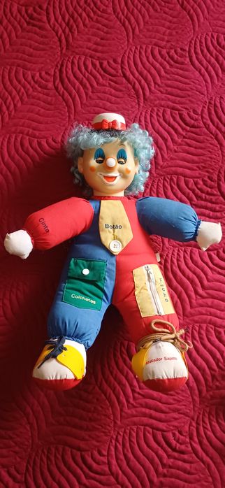 Brinquedo boneco palhaço