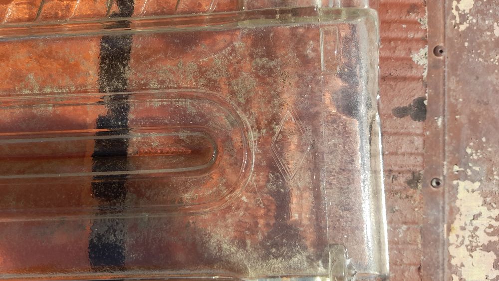 Telhas de vidro  usadas