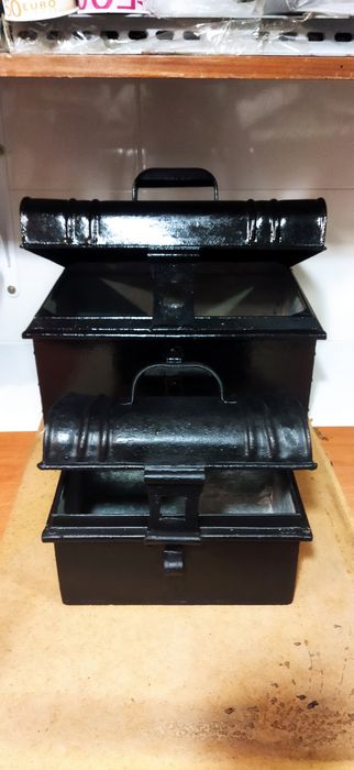 Baú antigos da merenda dos pescadores