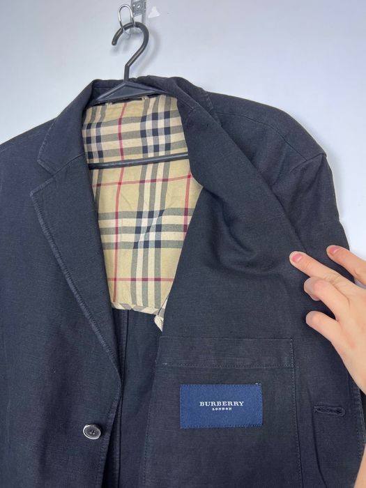 Elegancka Marynarka Burberry London Krata