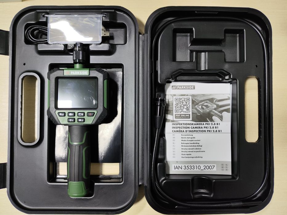 Ендоскоп Parkside PKI 2.8 B1 інспекційна камера Нова в кейсі