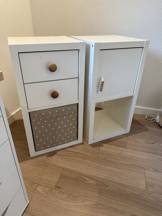 Szafka regał Kallax IKEA z wkladami