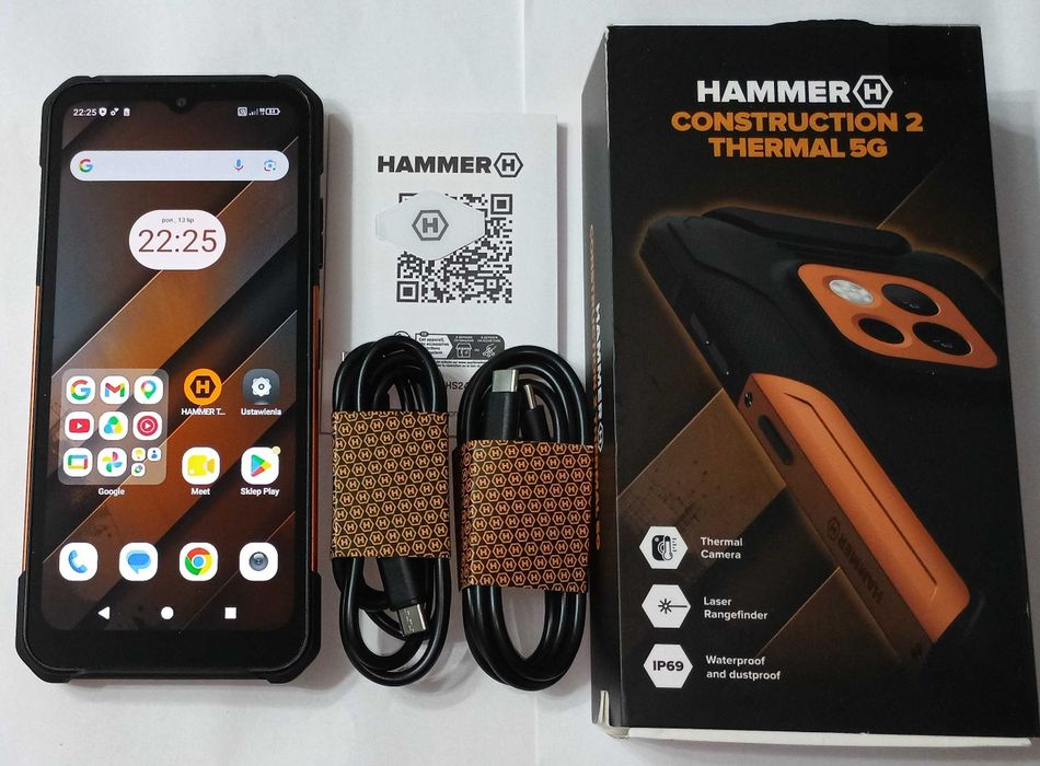 Hammer Construction 2 Thermal 5G 8GB/256GB 100% sprawny -ideał zestaw +GRATIS