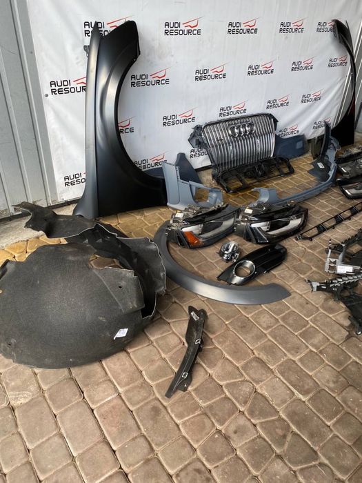 Бампер крило фара решітка капот кронштейн фара Audi A4 B8 Allroad