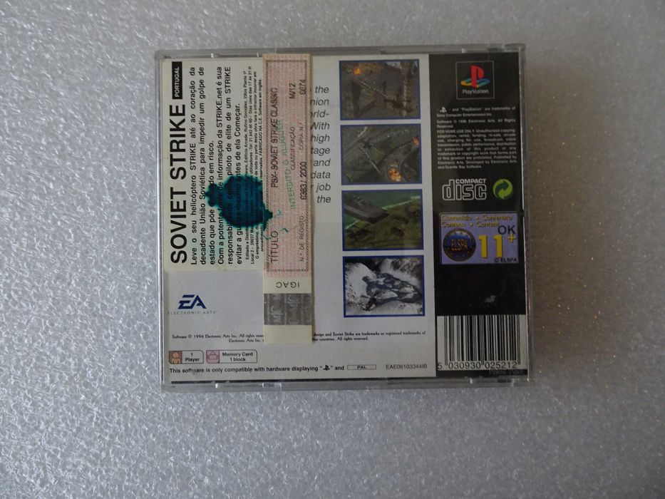 Jogo Playstation 1 - Soviet Strike