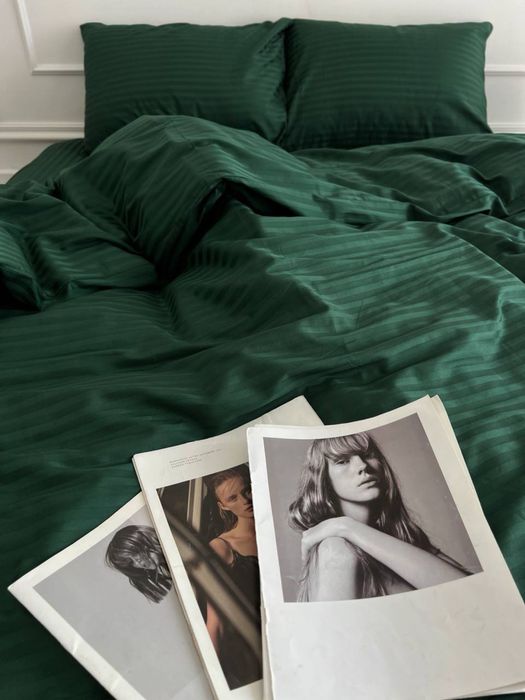 Простинь на резинці сатин Турція простынь на резинке постільна білизна