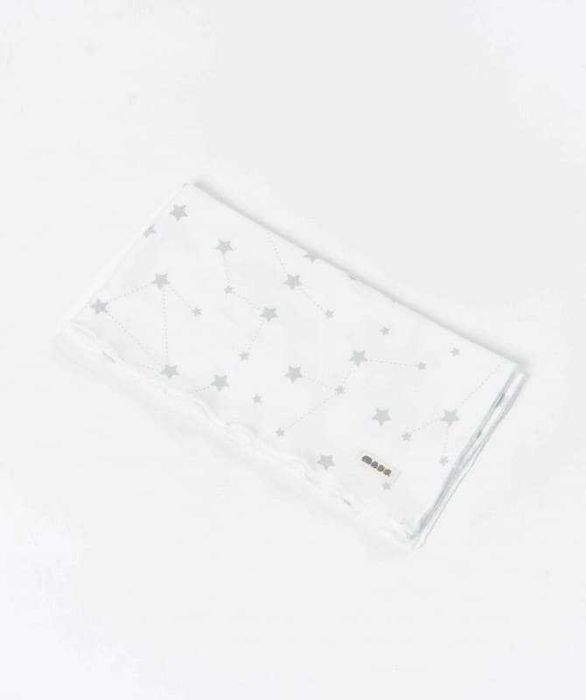 Fralda em algodão orgânico cometa cinza