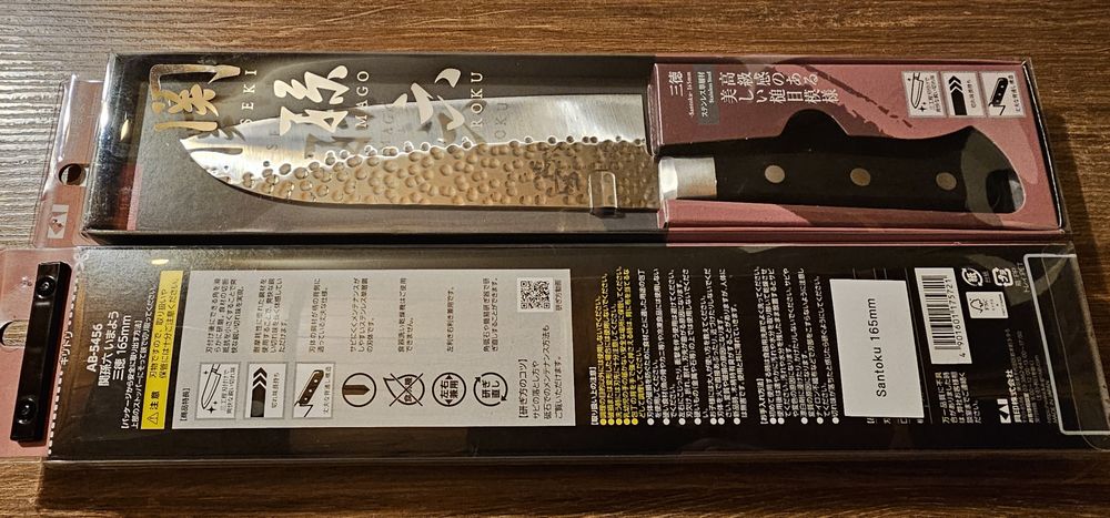 Nóż Kuchenny Japoński Seki Mago Roku Kai Kitchen Santoku