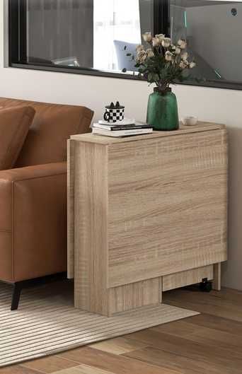 Mesa sala de jantar, cozinha ou escritório dobrável e com rodas NOVO