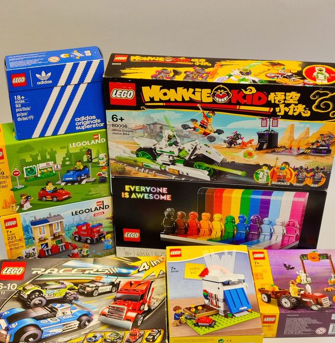 Lego Legoland 6111, 40188, 40347, 40393, 40423, 40486, 40516, 80006