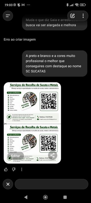 Recolha de Sucatas