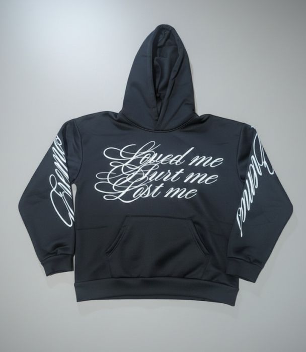 худи кофта у2k Graphite Script Hoodie