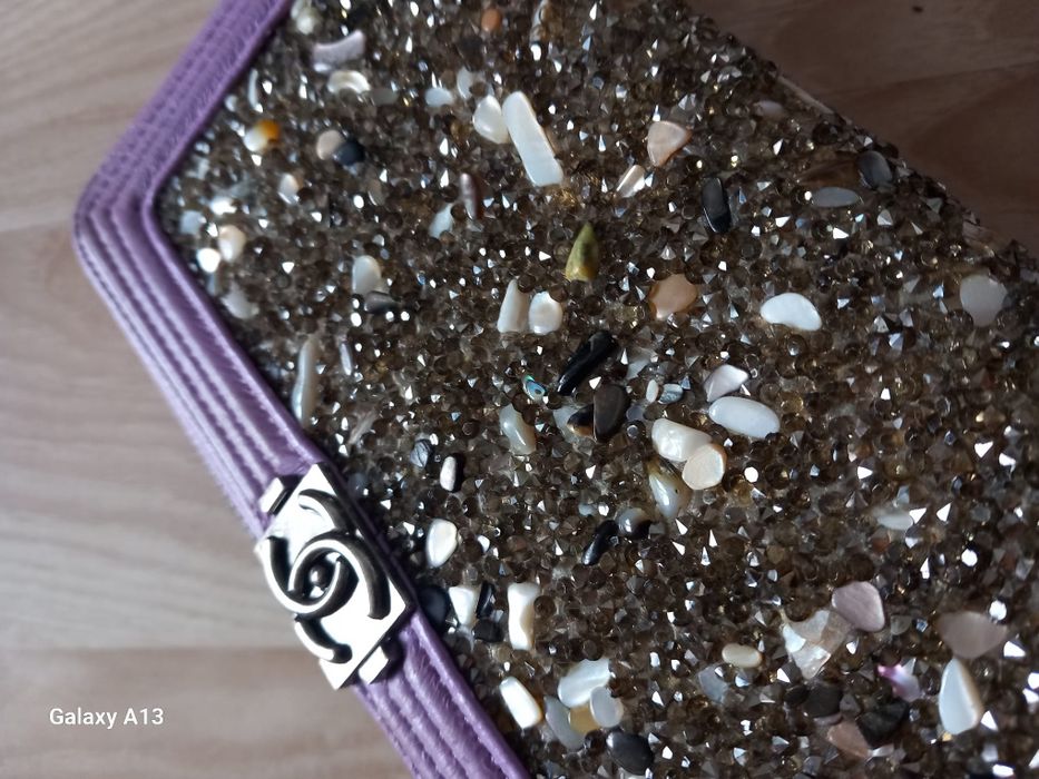 Chanel boy portfel Swarovski crystal LE
