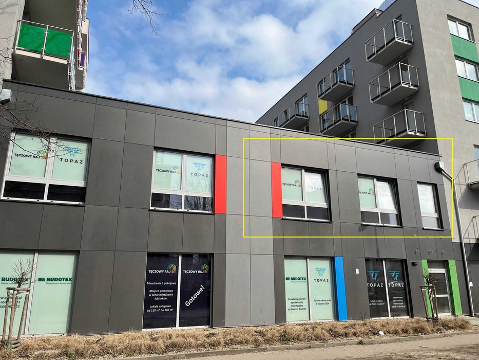 Nowoczesny lokal usługowy 110,79 M² | Duże witryny | Parking | Jeździecka