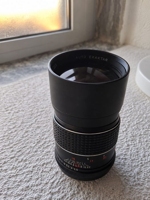 Objetiva Auto Exaktar 200mm f/3.5 – Vintage Teleobjetiva