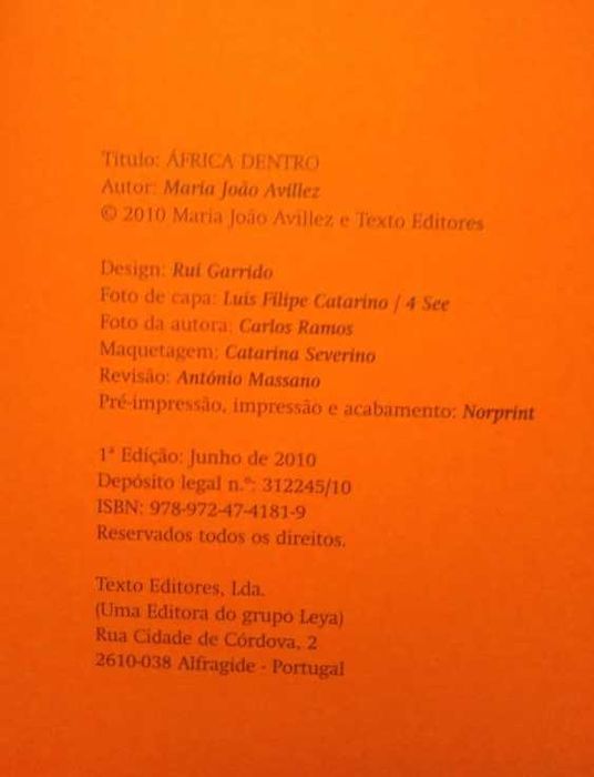 Maria João Avillez - África dentro