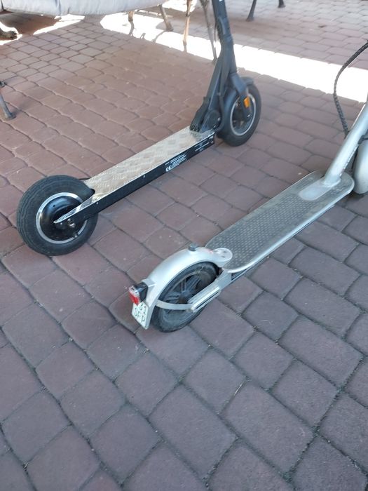 Dwie hulajnogi elektrycznej + części