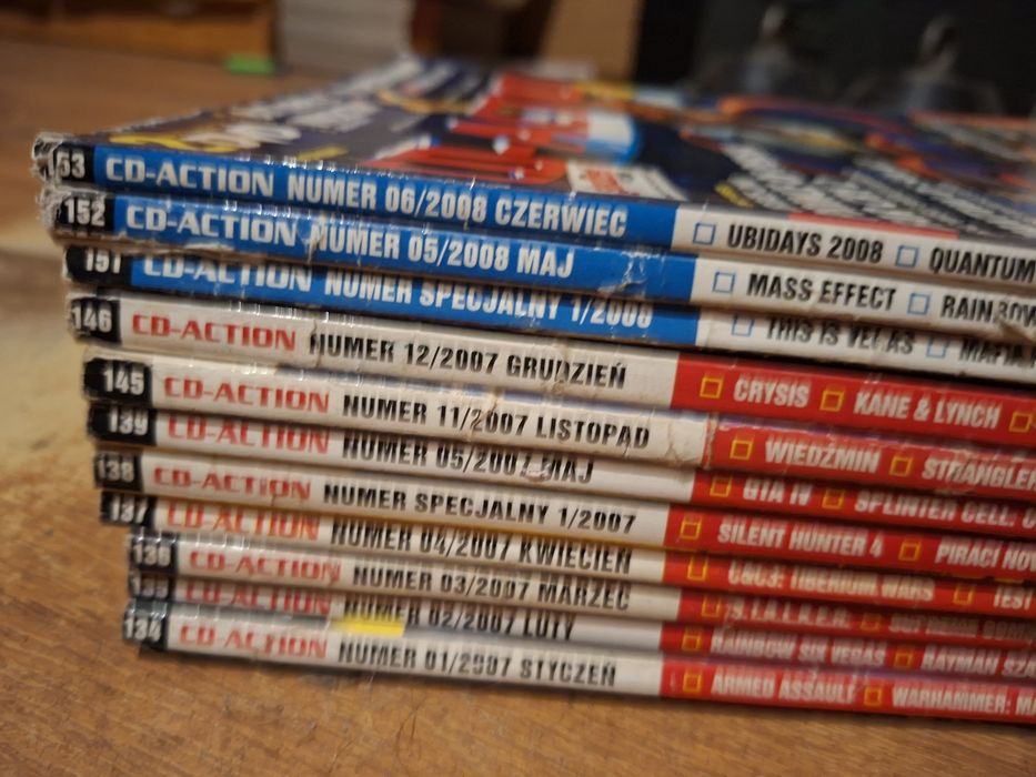 Magazyny cd action 11 sztuk