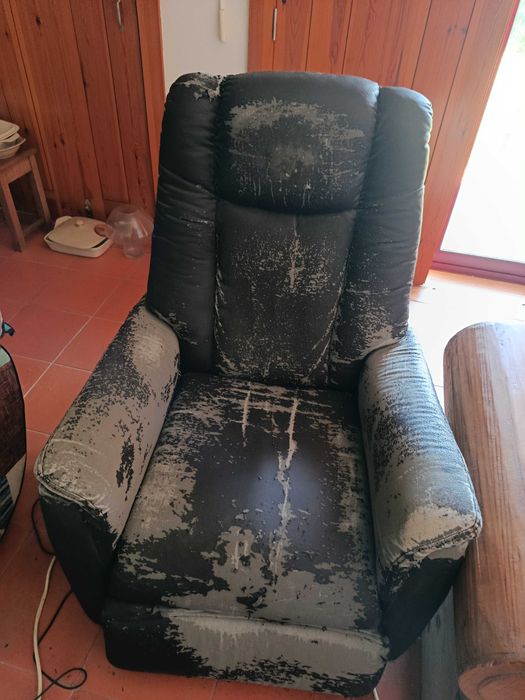 Cadeirão poltrona qualidade relax elevação eletrico com aquecimento tipo hospitalar geriátrico idosos + 1 poltrona eletrica low cost