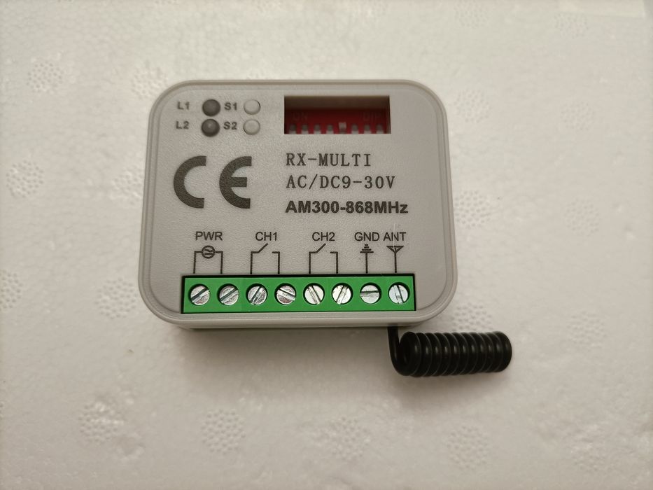 Receptor Multicanal Universal RX-MULTI 9-30V AC/DC (300-868MHz)