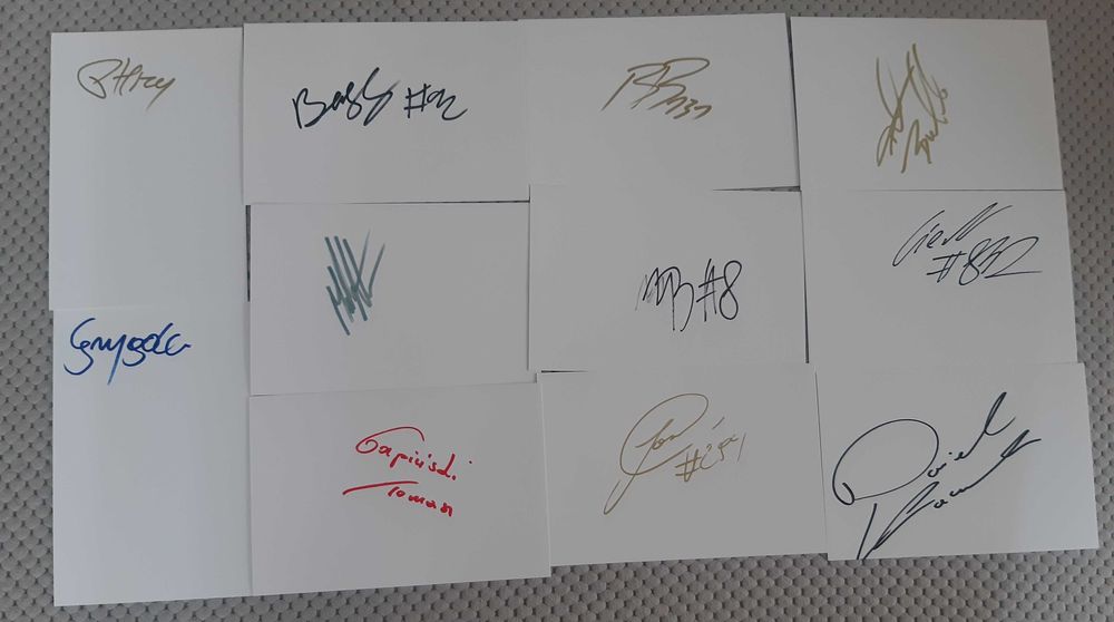 Autografy żużlowców (speedway, żużel)