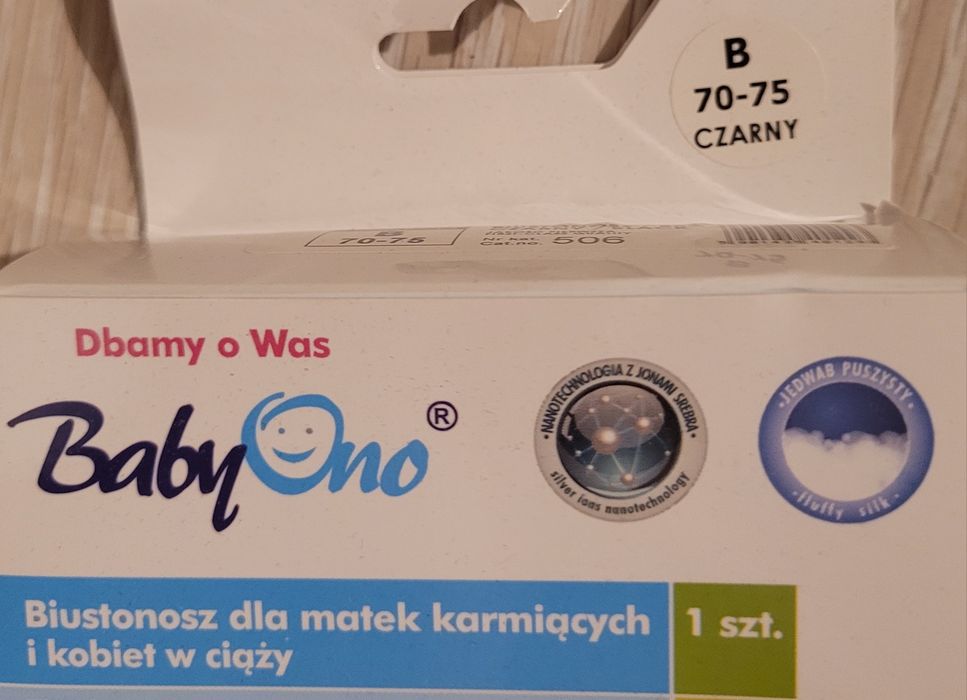 Biustonosz "BabyOno" dla kamiących piersią B70-75