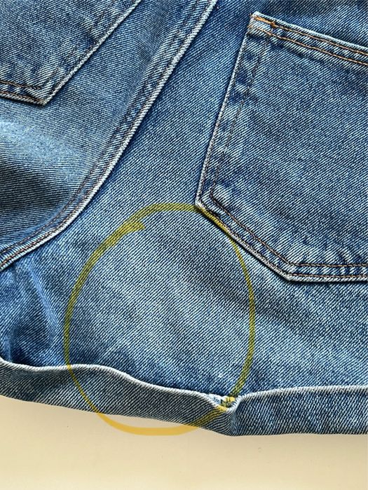 Spodenki jeansowe Bershka