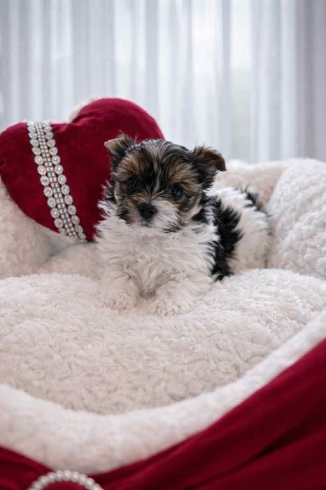 Urocza dziewczynka Yorkshire Terrier Biewer szuka nowego domu