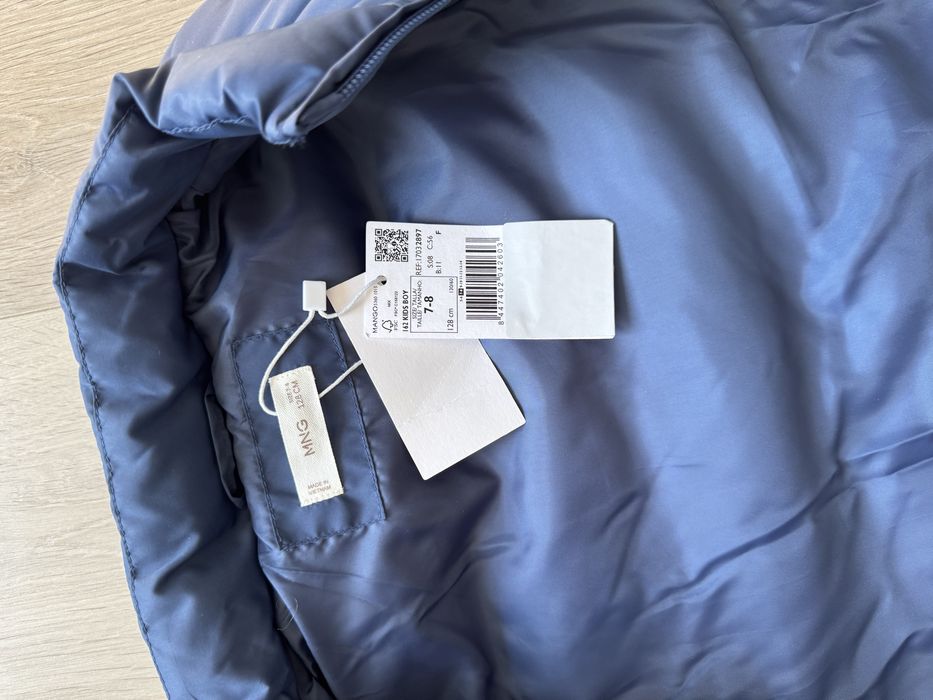 Нова жилетка жилет синя mango 122-128р 7-8р