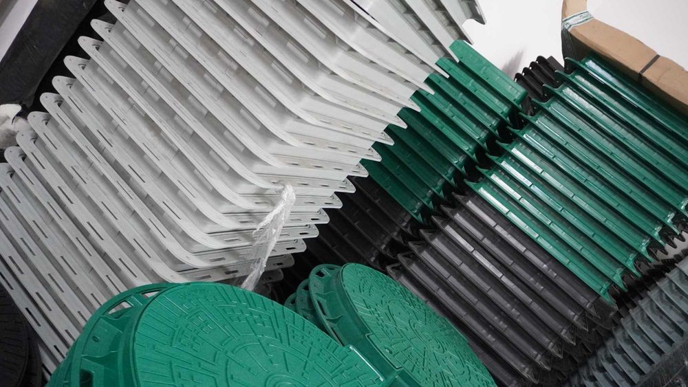 Pokrywa ogrodowa, właz tworzywo sztuczne A15 Czarny