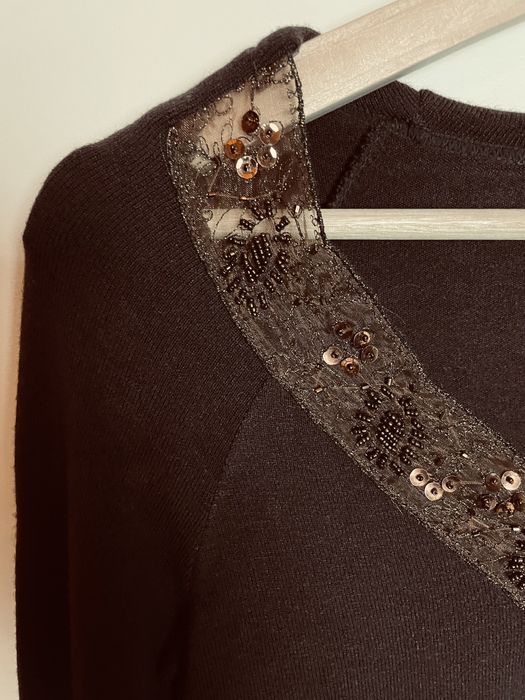 Camisola em malha com detalhes (cerimonia)