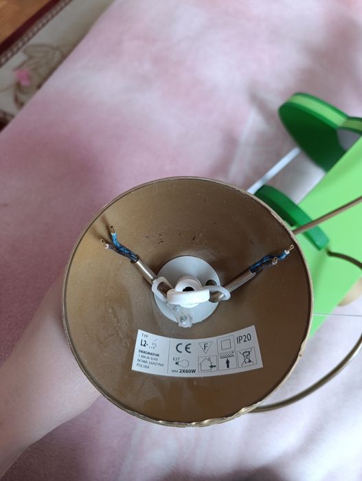 Lampa zielony samolot, lampa do pokoju dla chłopca