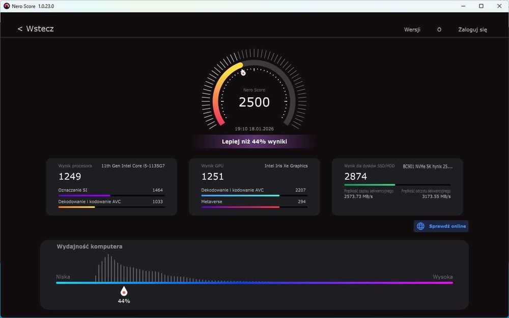 DELL Vostro 3520 i5 1135G7 2.4GHz, 16GB RAM 256GB NVMe