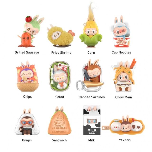 Pop Mart The Monsters – Wacky Mart Series,  Labubu,  Figurka kolekcjonerska, Azja   Zabawka   Dziecko   Blind box