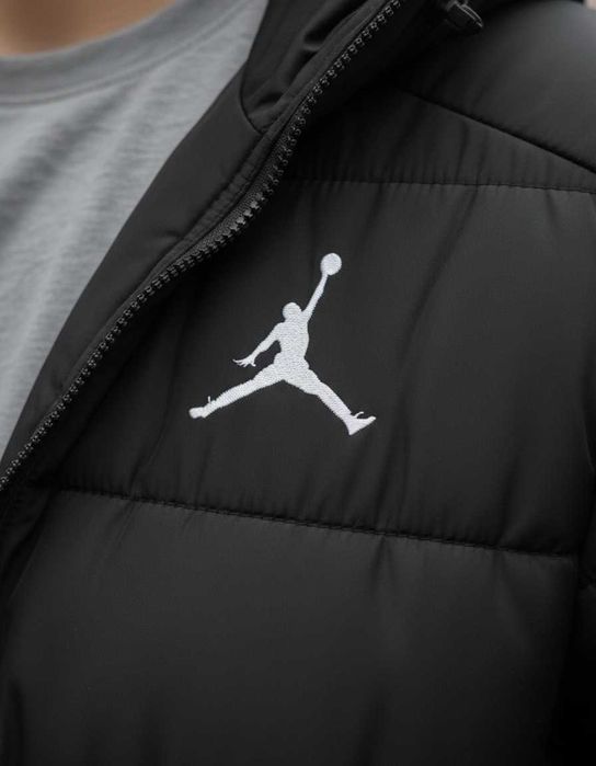 Nike Jordan Куртка Черная - Зимовий Пуховик Джордан