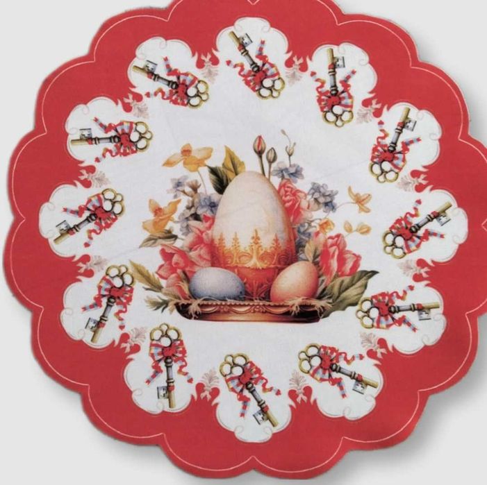 Serwetka OKRĄGŁA Wielkanocna