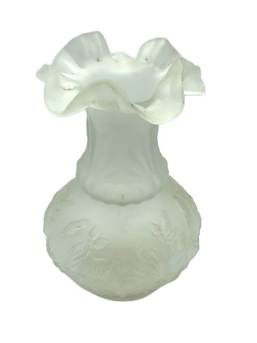 Jarra vidro opalino antiga