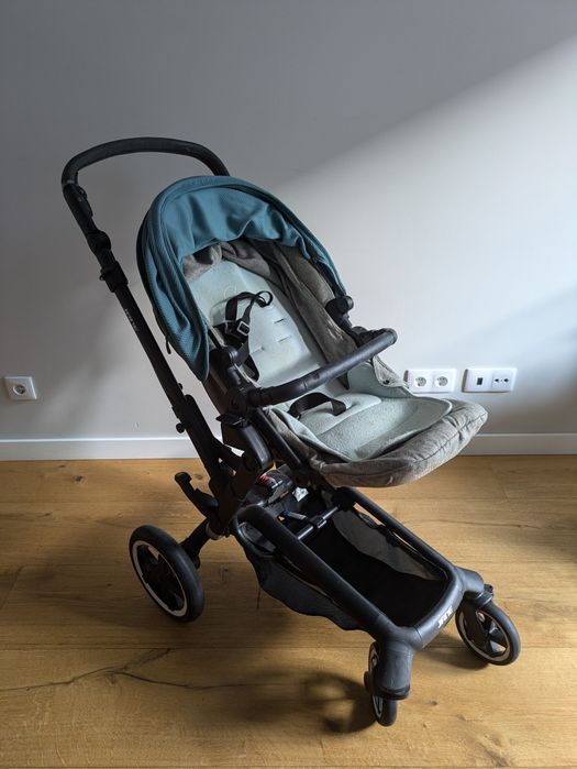 Carrinho Rider Jané com alcofa, ovo e carro de passeio