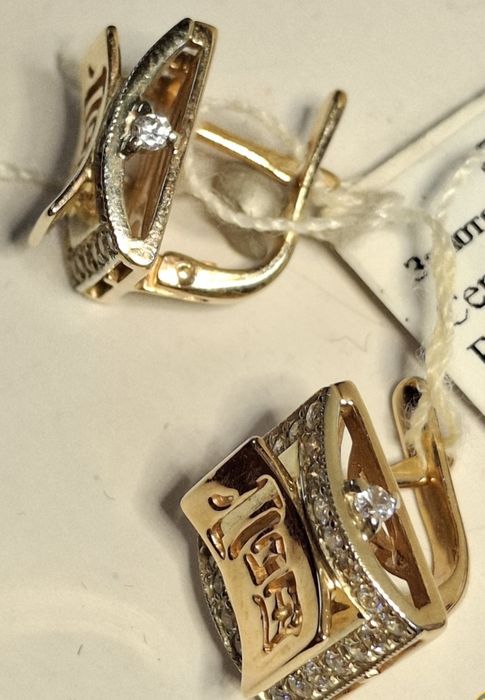 Сережки   золоті