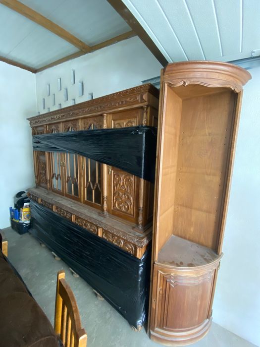 Conjunto movél aparador e cristaleira