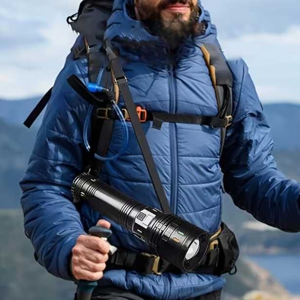 ‼️ТОП‼️Мощный фонарь | Ультраяркий телескопический Фонарик | Дисплей