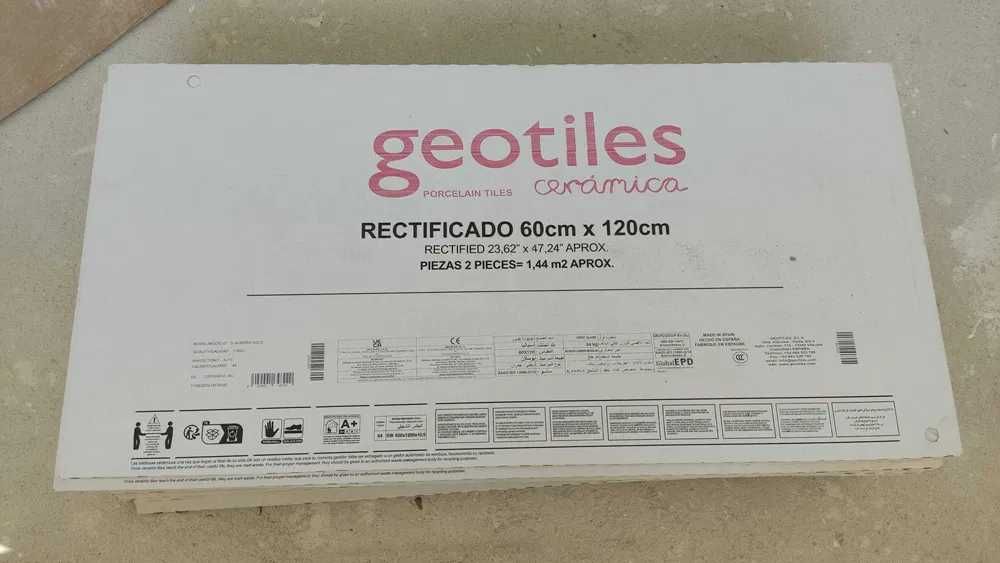 Cerâmico Geotiles Aurora Gold 120x60 e 60x60