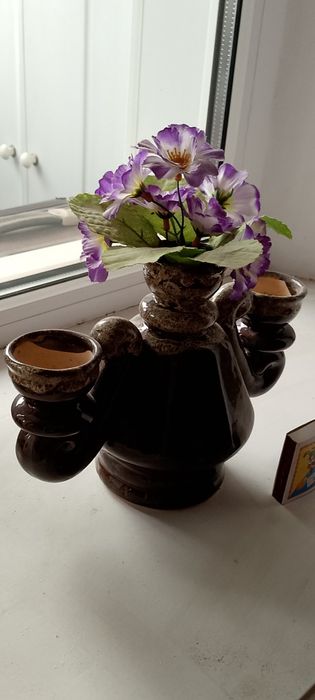 Подсвечник глинянный