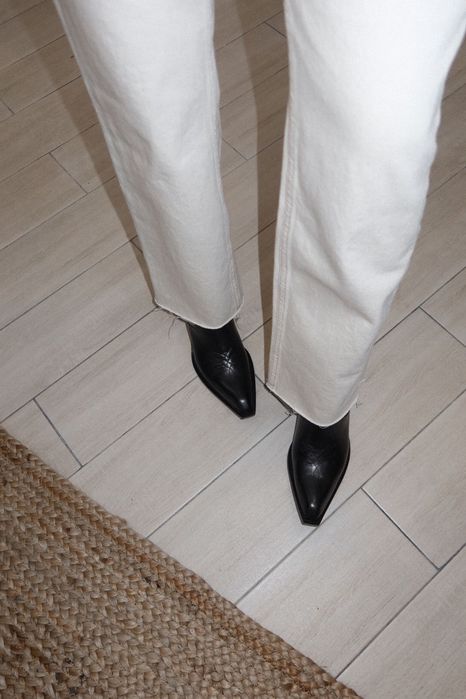 казаки Zara, шкіра, 37