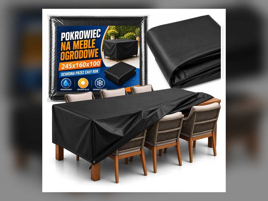 Pokrowiec na meble ogrodowe wodoodporny 245x160x100cm