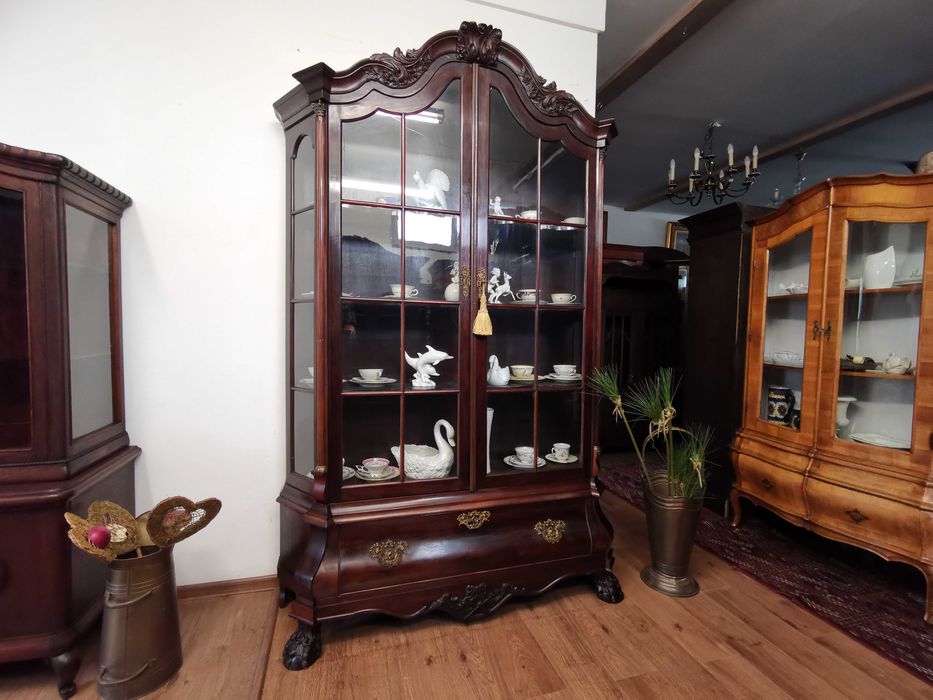 Śliczna oryginalna witryna biblioteczka antyk  767/2025