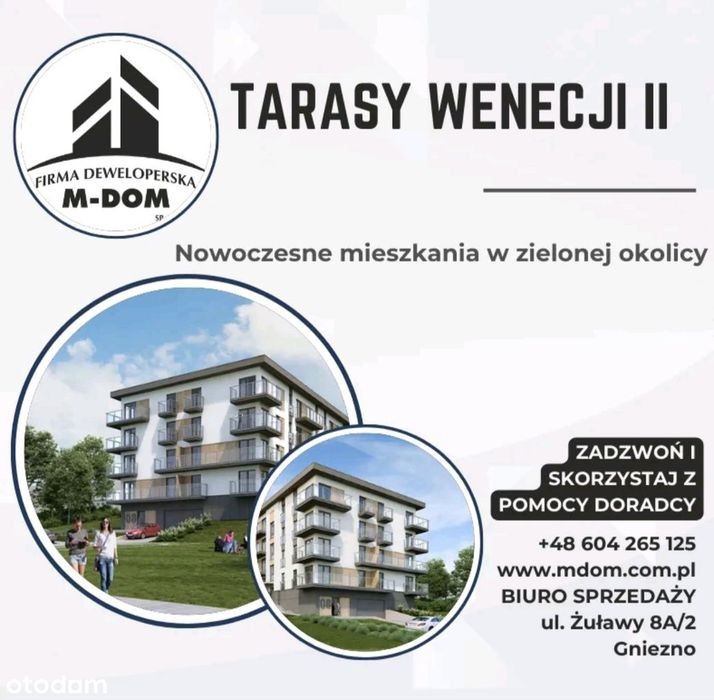 Apartament Tarasy Wenecji II z widokiem na jezioro