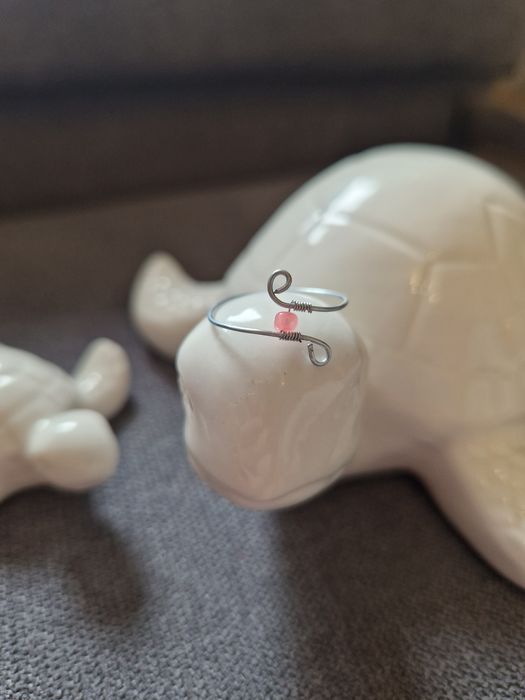 Ręcznie robiony pierścionek handmade