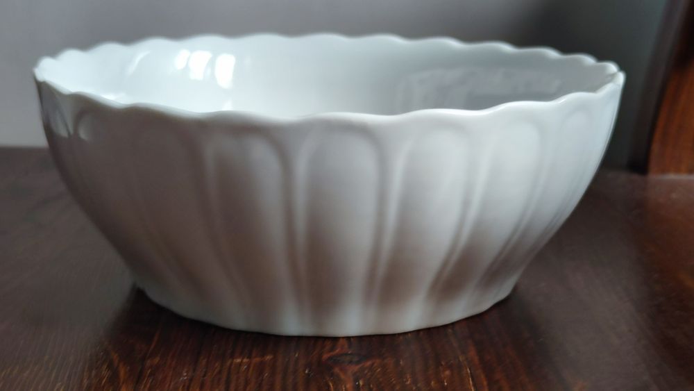 Biała misa porcelana Włocławek